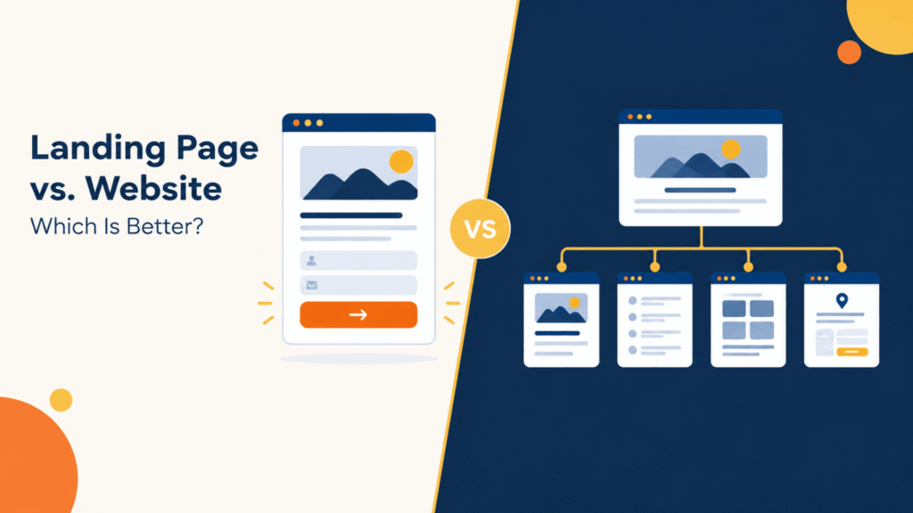 Landing Page vs. Website: Which Is Better for UAE Businesses?